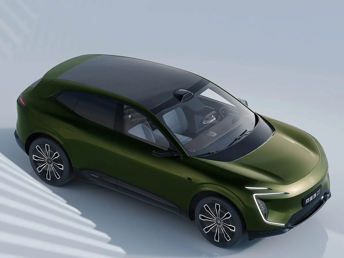 Avita 07 Pure Electric/Dange Expander SUV Таҷрибаи ронандагии муосири электрикӣ бо Huawei ADS 3.0 Technology мошини нави энергетикӣ