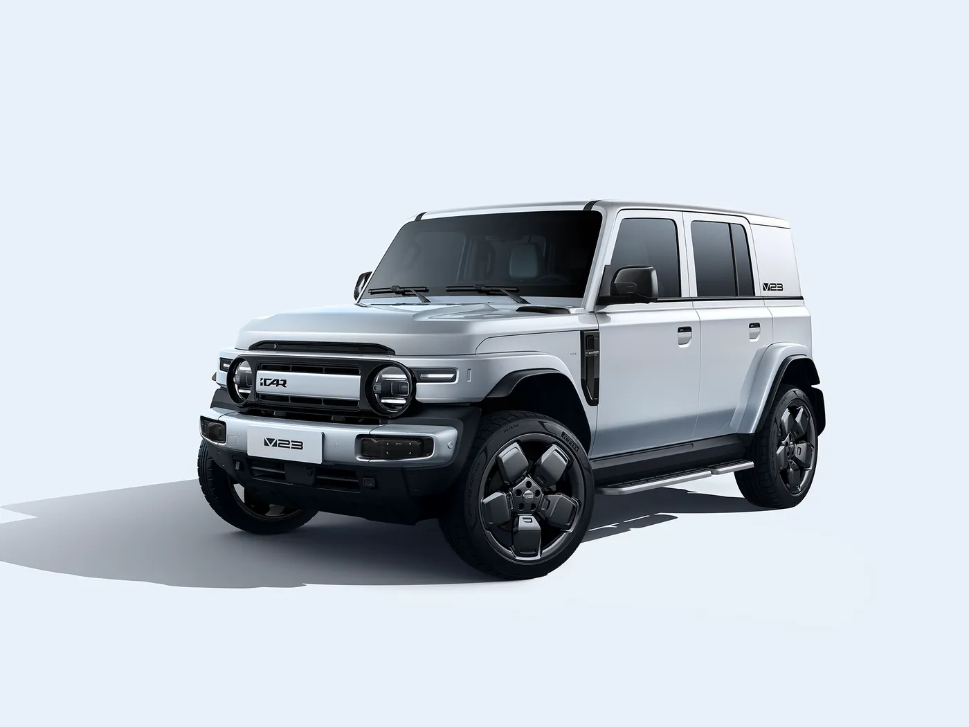 Chery ICar V23 EEC Certified Mini SUV гибридии электрикии баландсуръати 4WD литий батарея