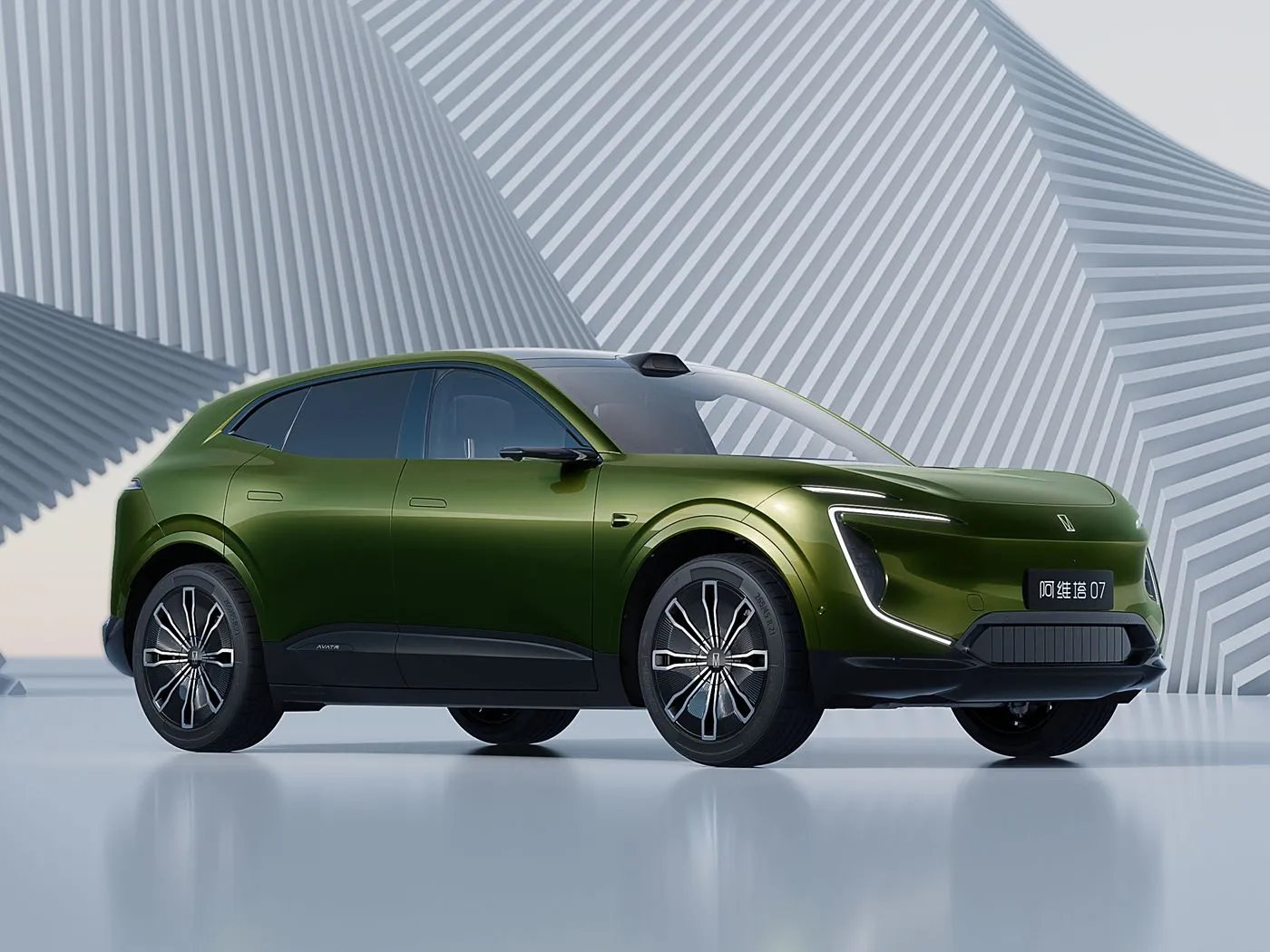 Avita 07 Pure Electric/Dange Expander SUV Таҷрибаи ронандагии муосири электрикӣ бо Huawei ADS 3.0 Technology мошини нави энергетикӣ